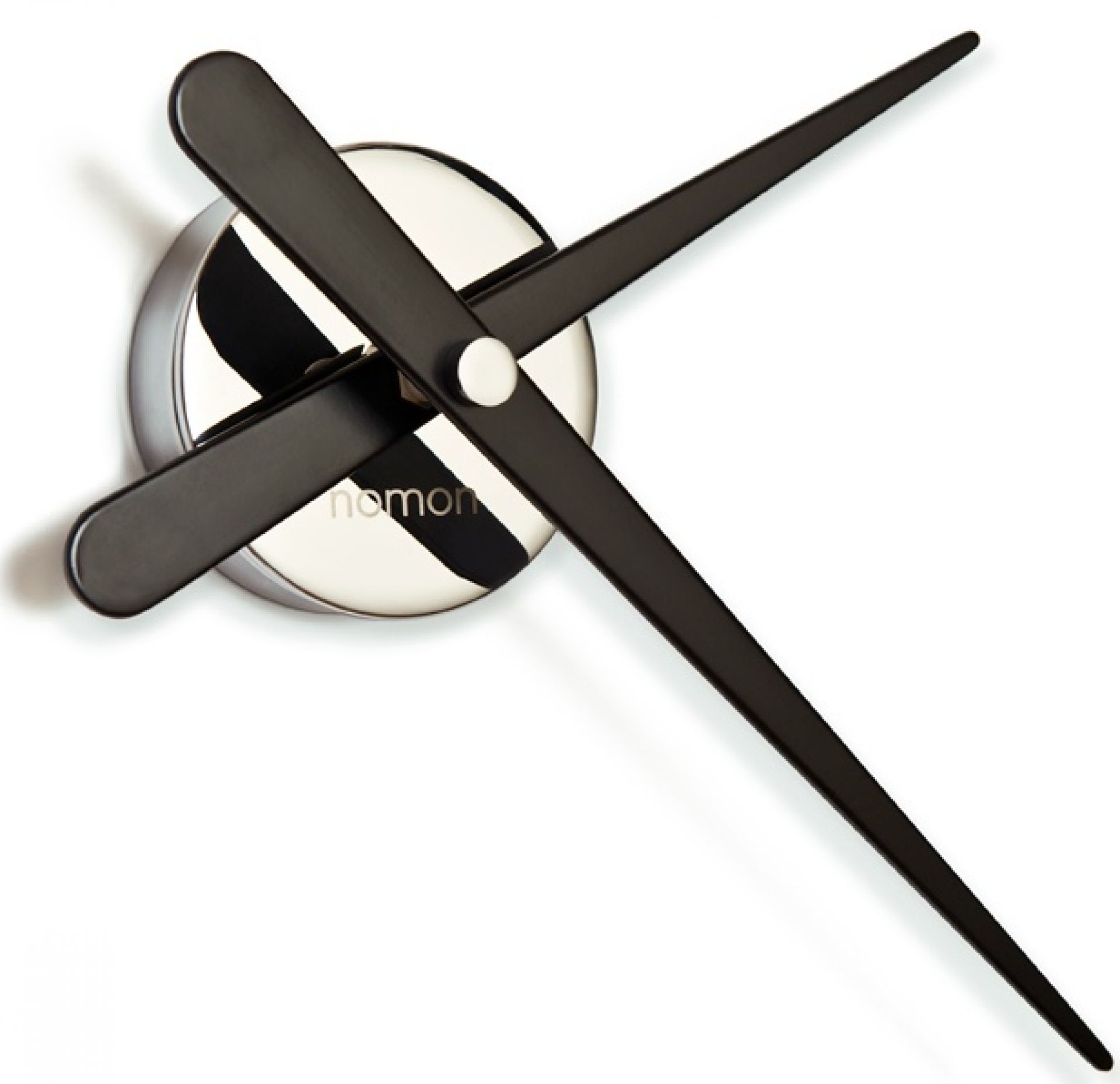 Rodón mini L Wanduhr schwarz nomon