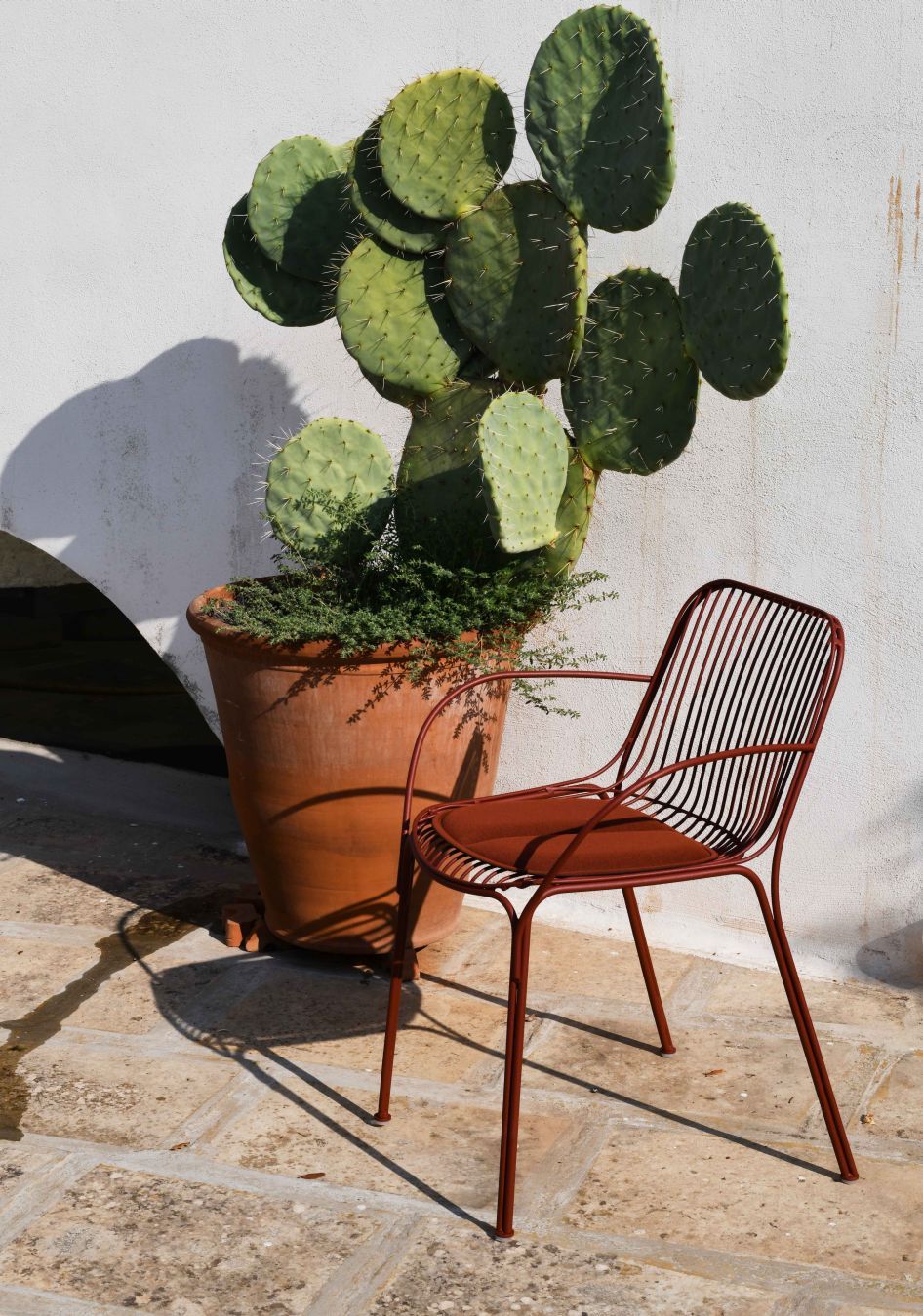 Hiray Outdoor Stuhl mit Armlehne Kartell