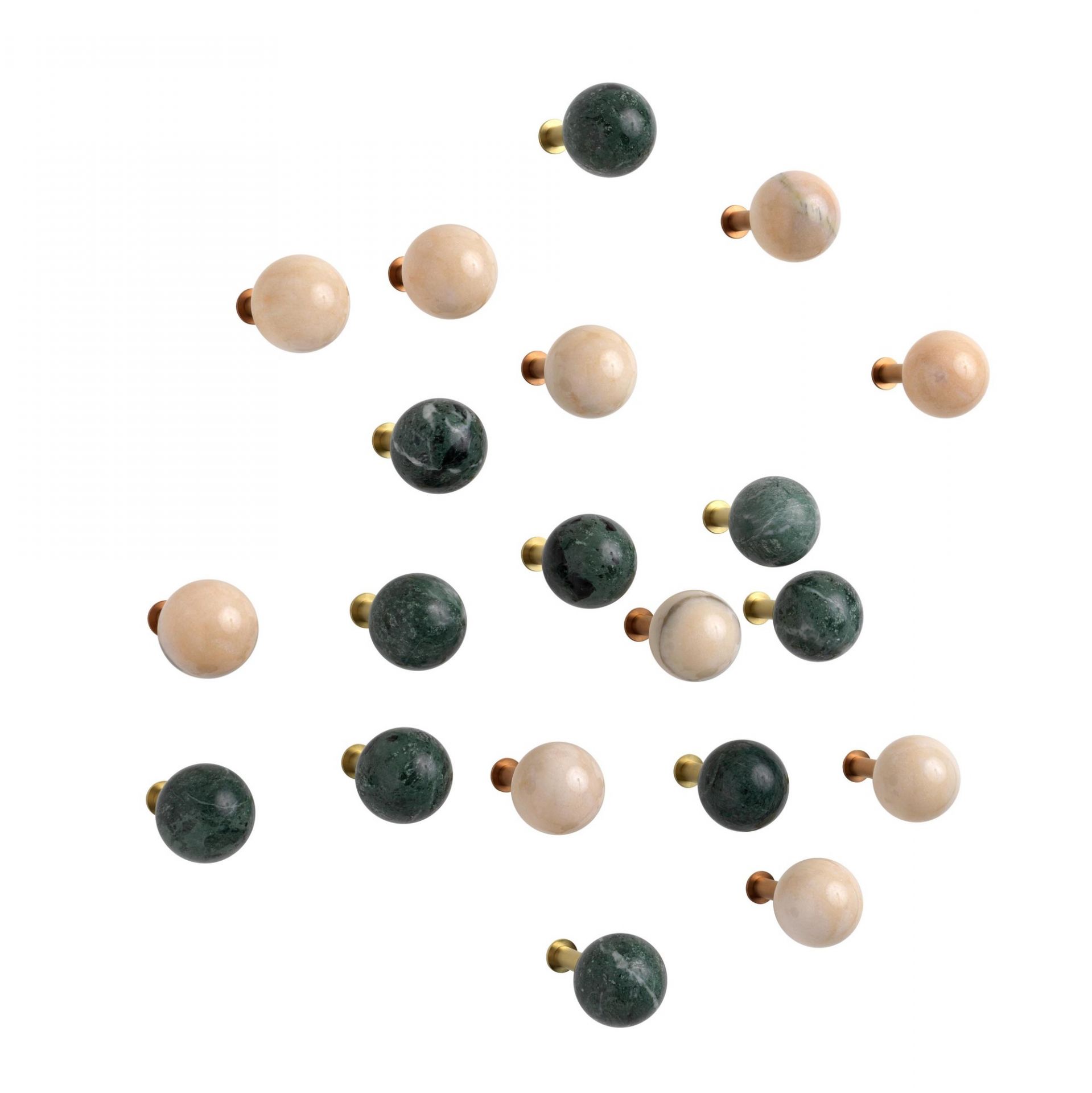Dots Stone Wandhaken schwarz Schönbuch