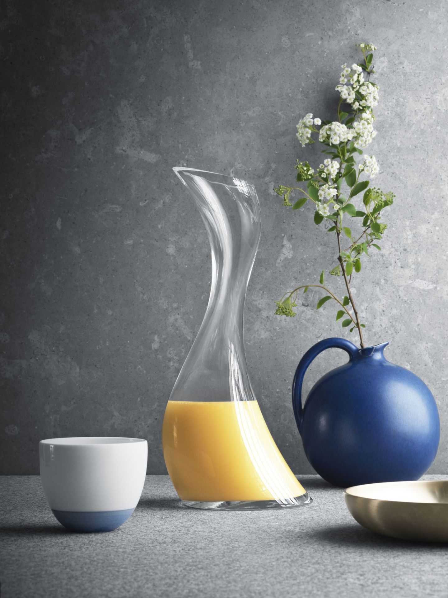 Cobra Karaffe Klarglas Georg Jensen EINZELSTÜCK