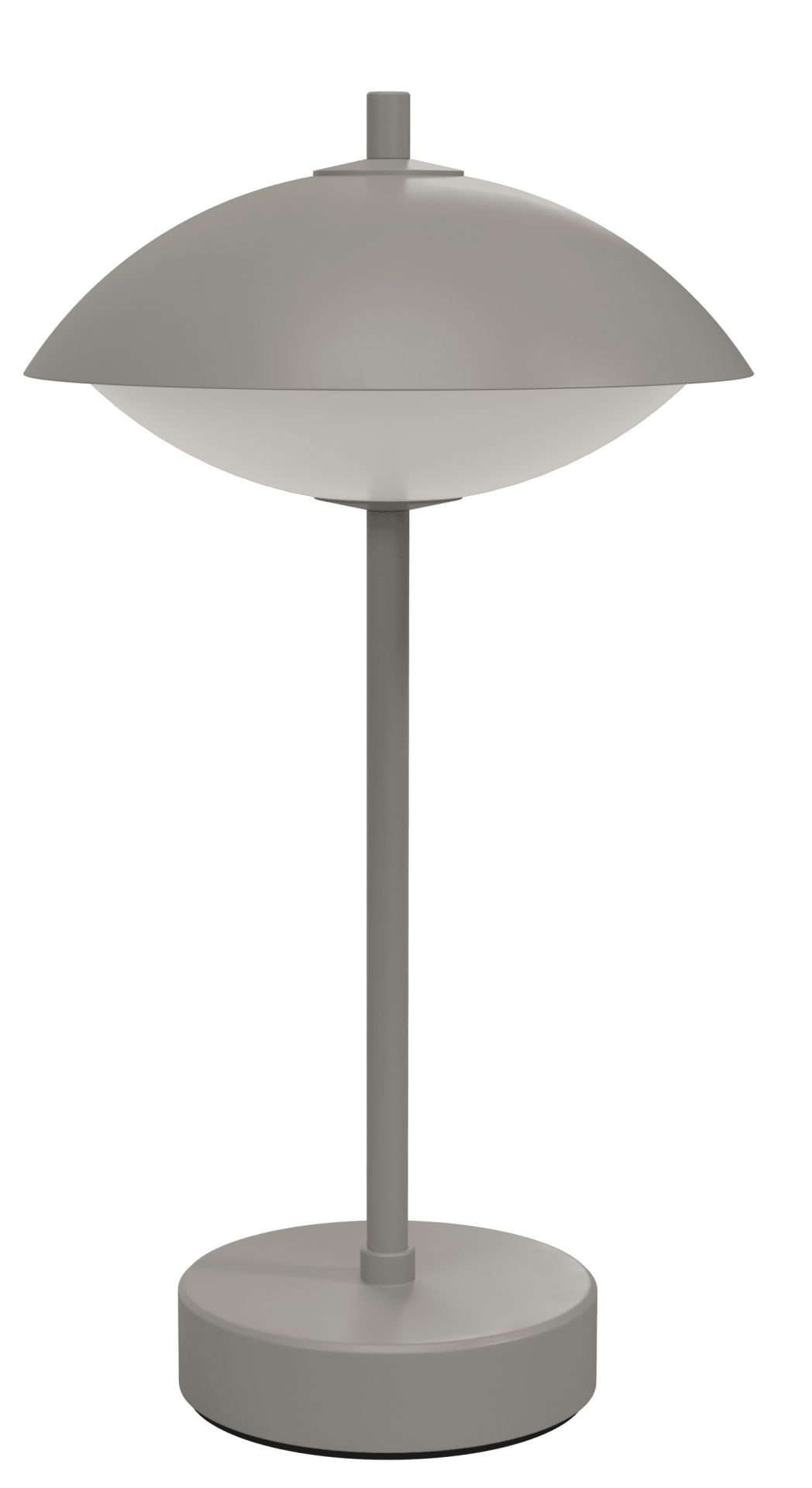 Clam Portable Tischleuchte Akkuleuchte Fritz Hansen Nine grey
