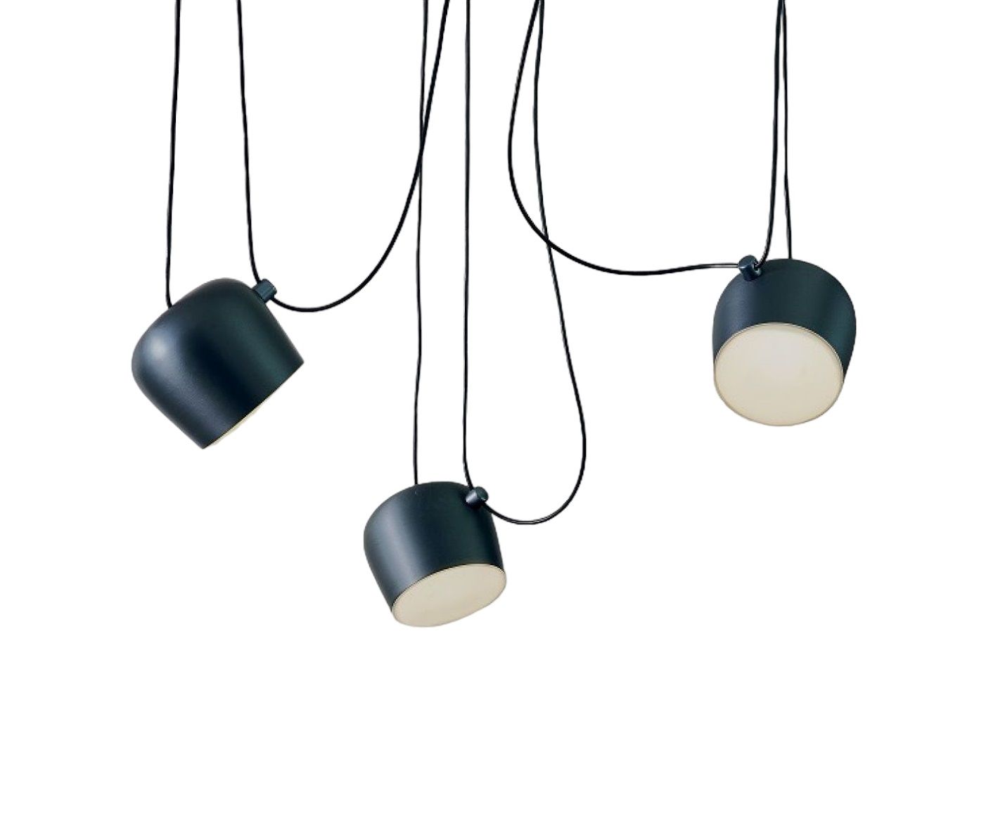 Aim Small 3-er Set Pendelleuchte Stahl Blau eloxiert Flos EINZELSTÜCK