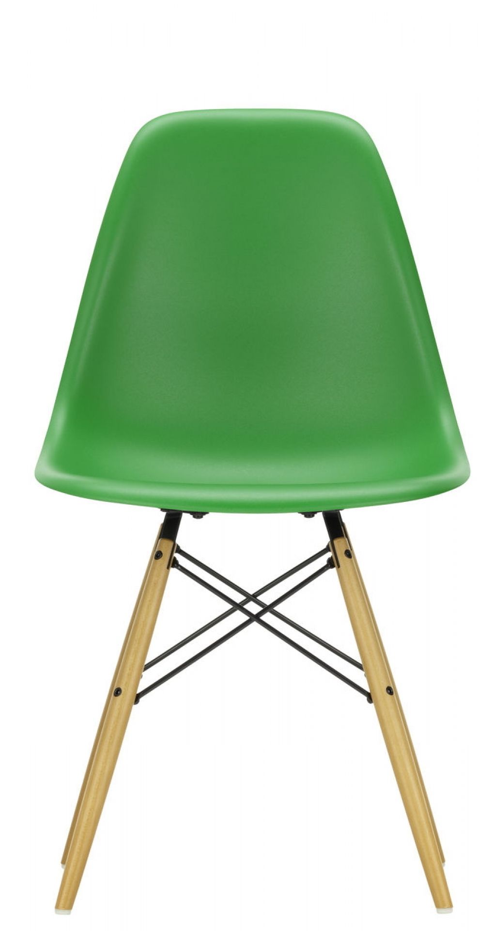 Eames Plastic Side Chair DSW Vitra Ahorn gelblich-Grün