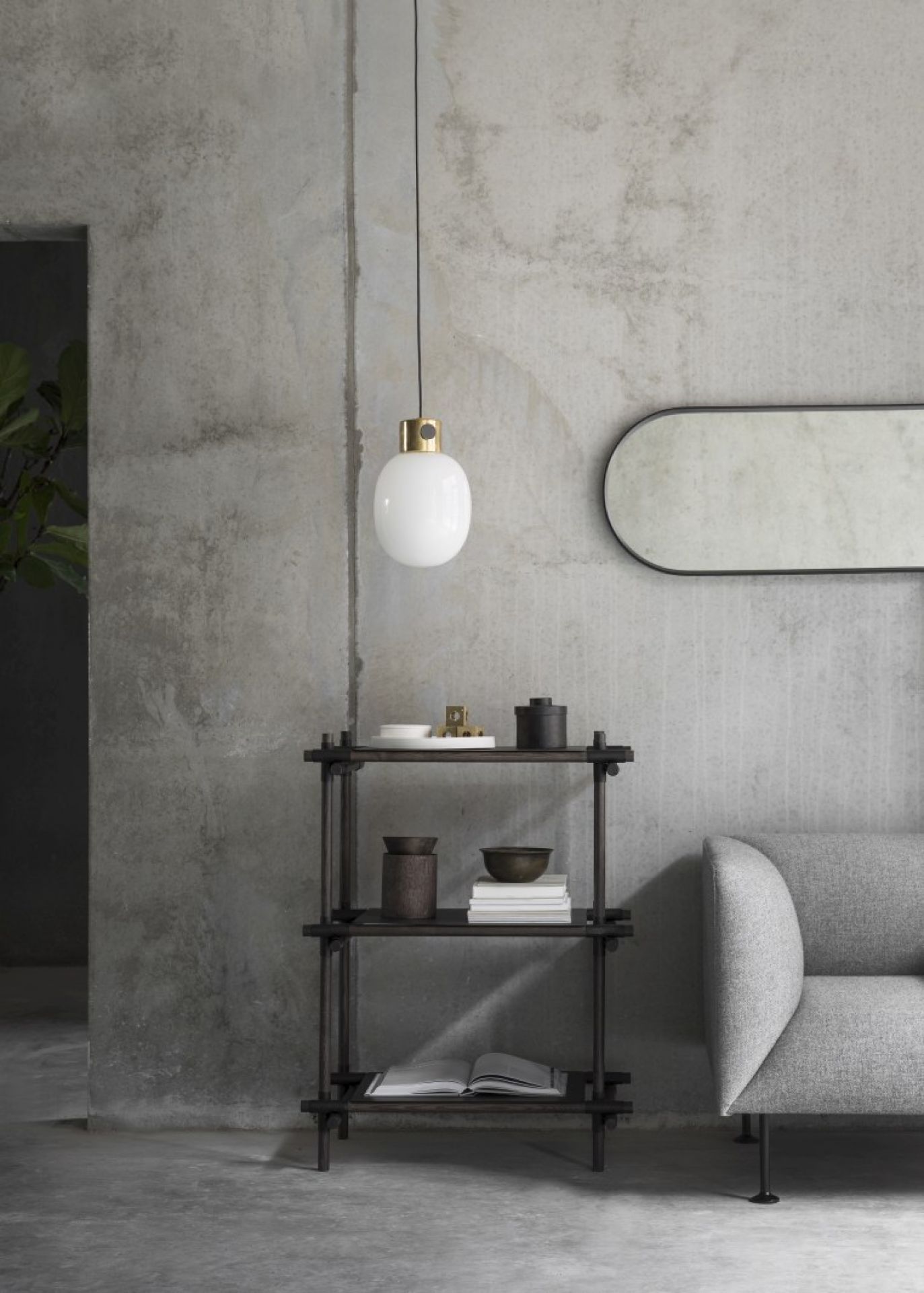 Norm Wall Mirror Oval Wandspiegel Audo