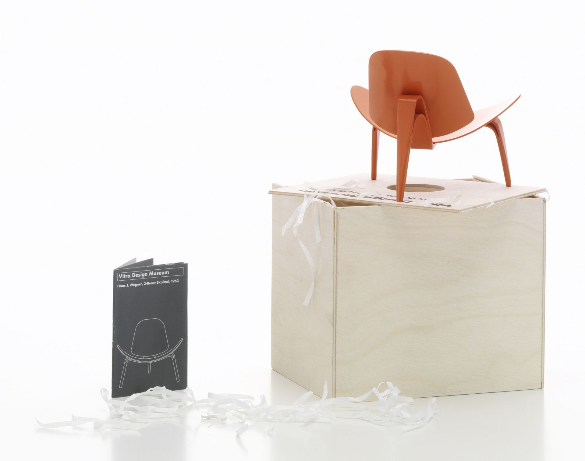 3-benet Skalstol [1963] Miniatur Stuhl Vitra