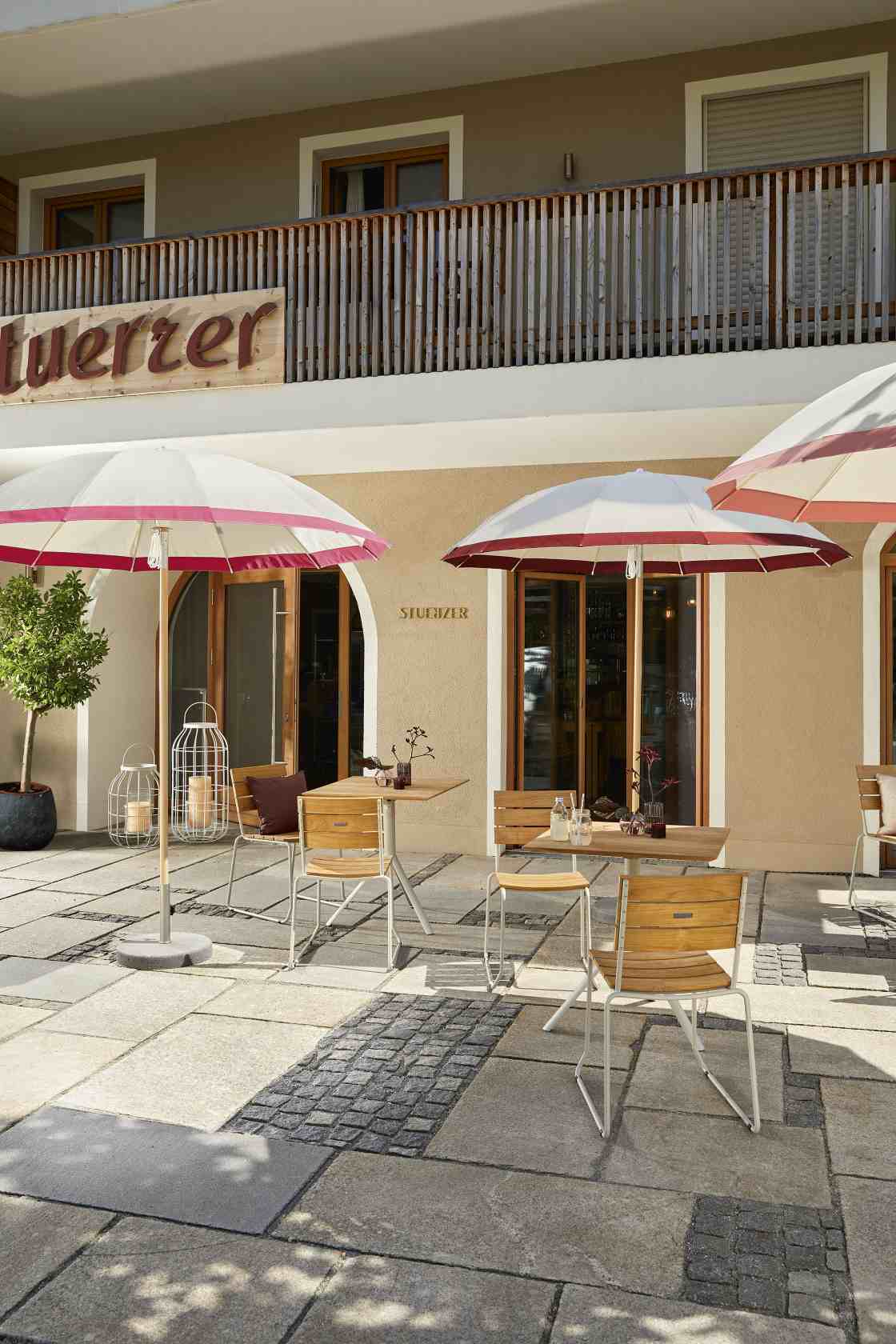 Pagodenschirm / Sonnenschirm Weishäupl