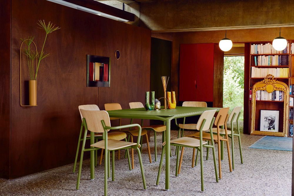 Studie Chair Stuhl aus Eichenholz Indoor Fermob