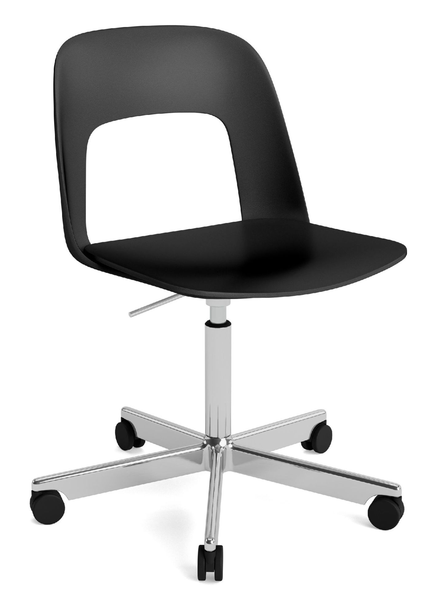 Layout Side Chair 141 5-Stern Drehfuß Stuhl Hay