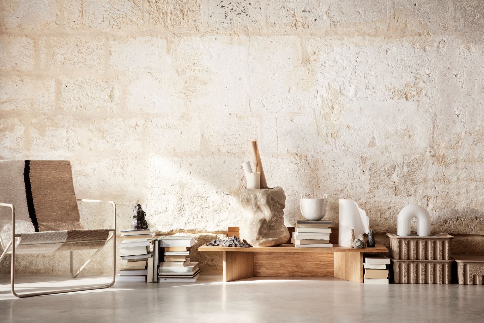 Desert Chair Loungesessel Kaschmir Ferm Living