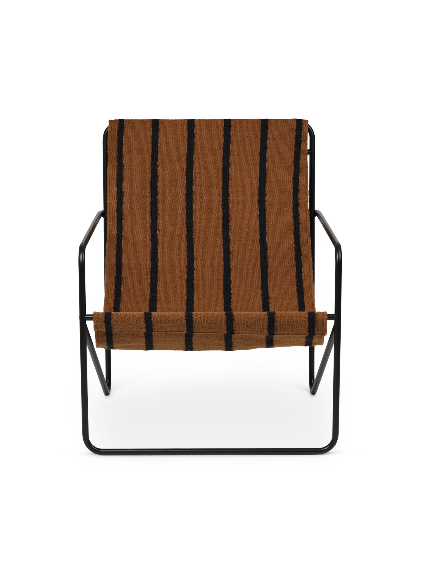 Desert Chair Loungesessel Schwarz / Stripe Ferm Living
