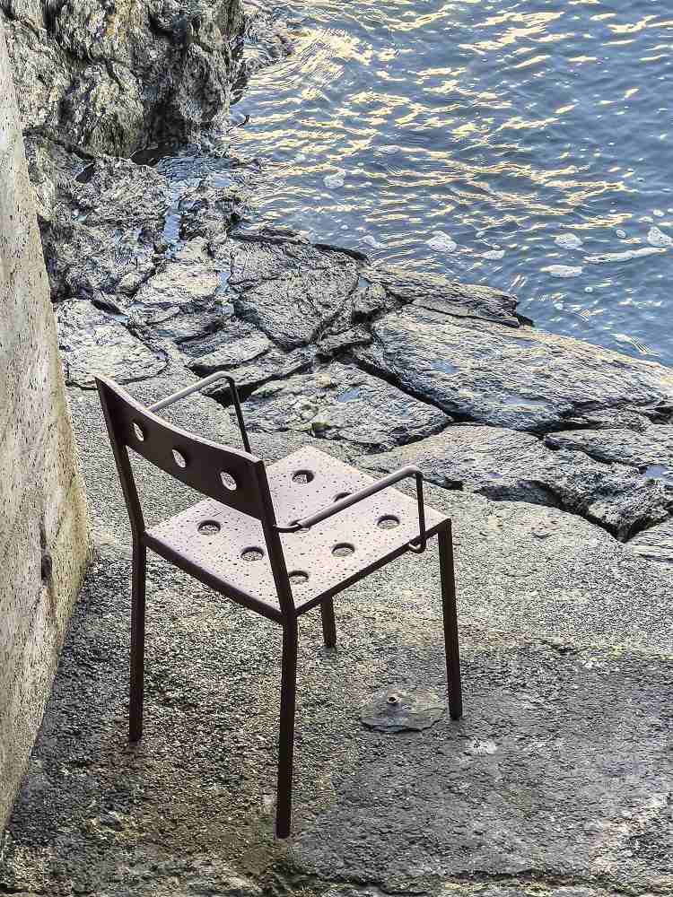 Balcony Outdoor Armchair Armlehnenstuhl Chalk beige Hay EINZELSTÜCK