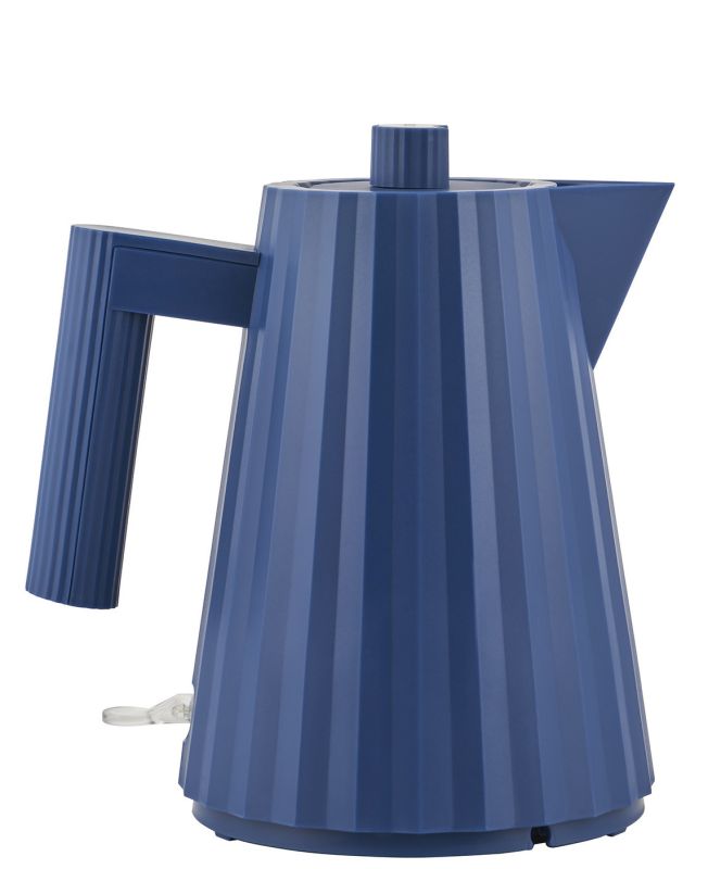 MDL06/1 Plissé Wasserkocher Small Alessi Blau