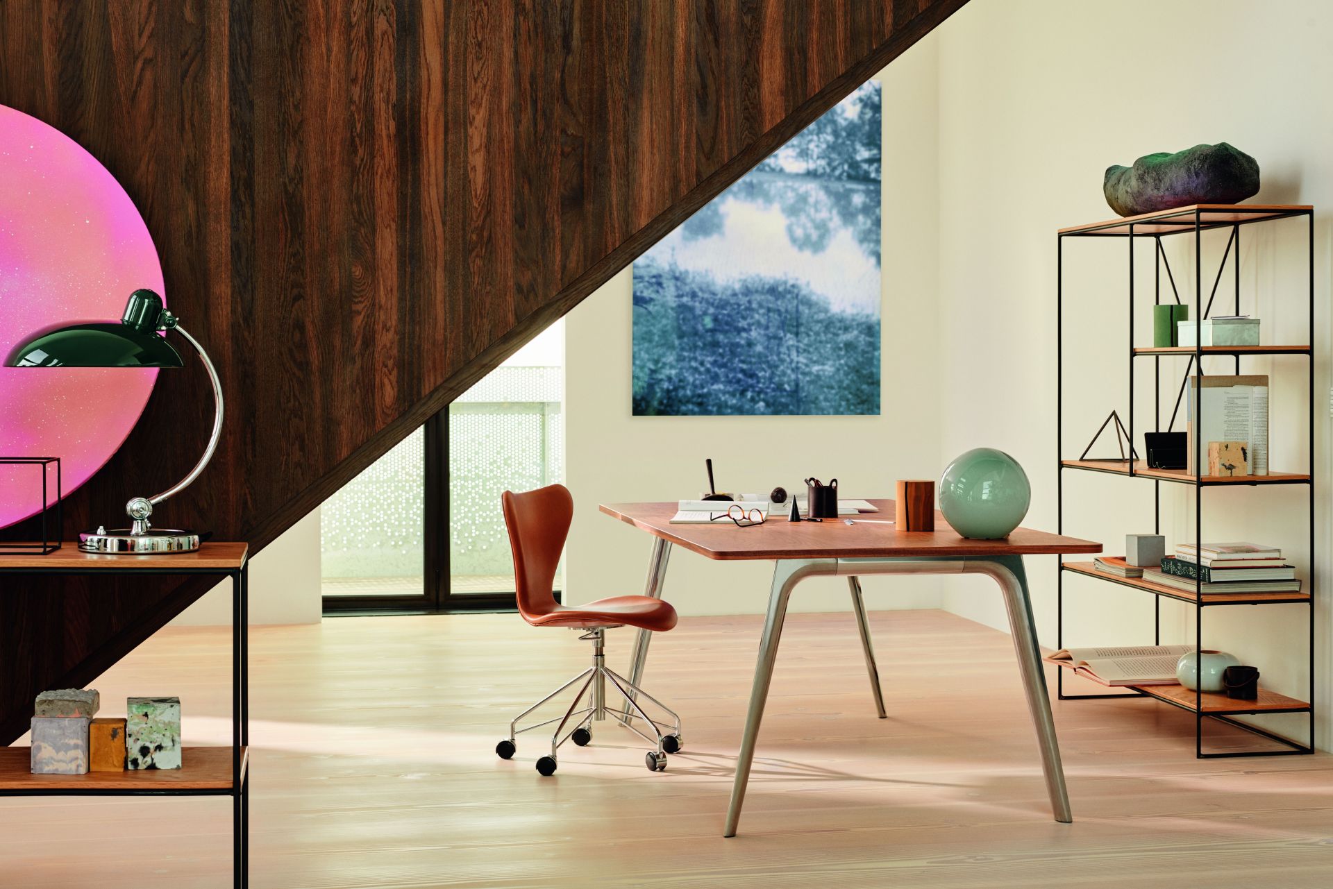 Siebener Drehstuhl 3117 Fritz Hansen
