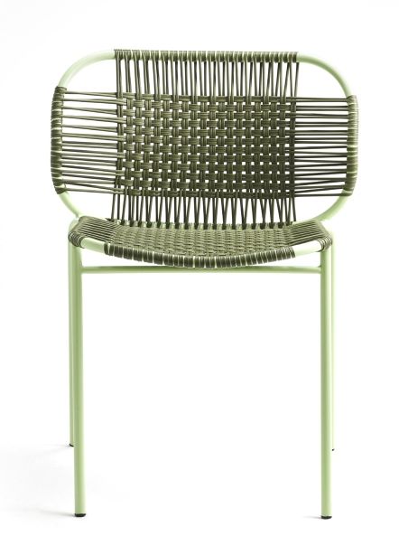 Cielo Stacking Chair Stapelbarer Stuhl Outdoor ames Olive grün - Pastell grün