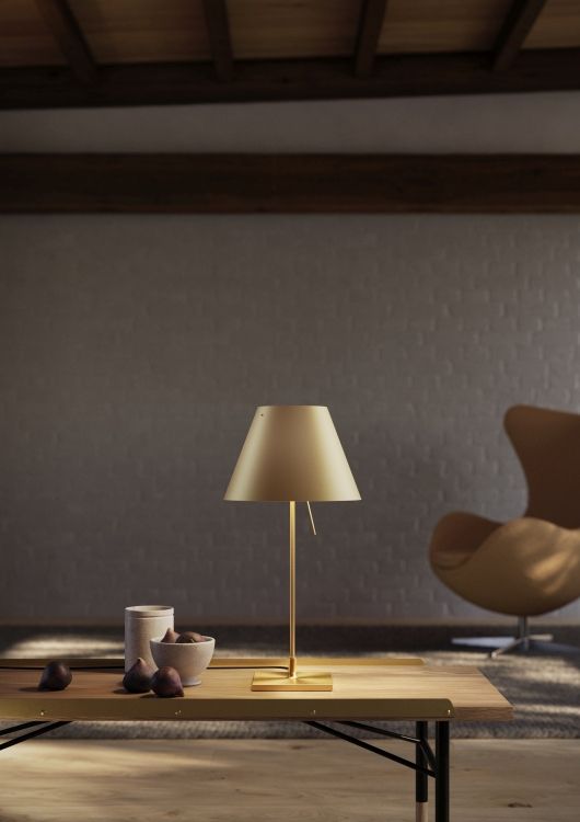 Costanzina Tischleuchte MESSING Luceplan LIMITED EDITION 