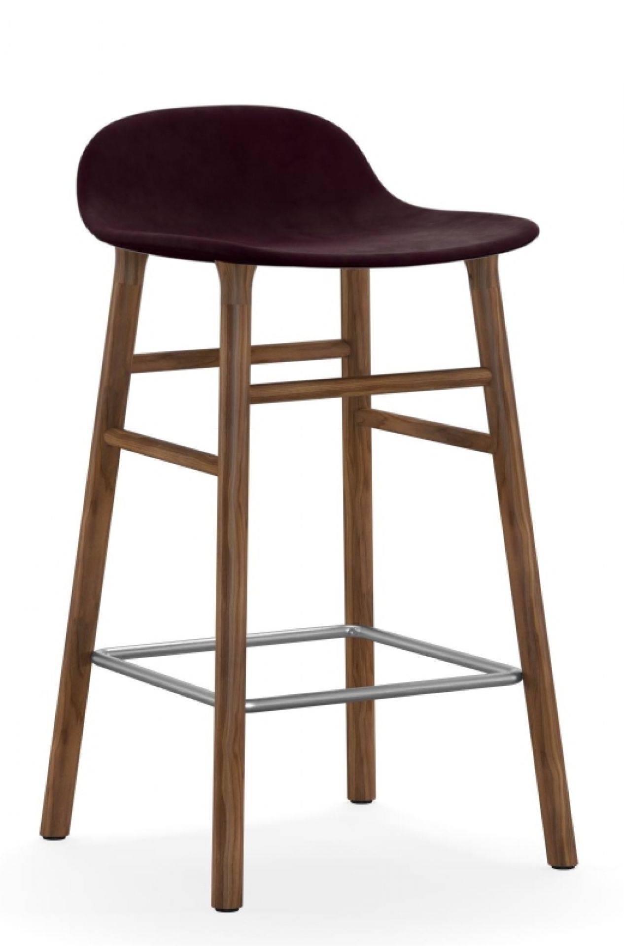 Form Barstool Barhocker H 65 cm Holz Gepolstert Normann Copenhagen