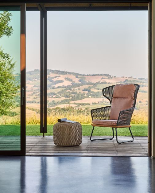 Pouf Hocker Medium Indoor / Outdoor Weishäupl