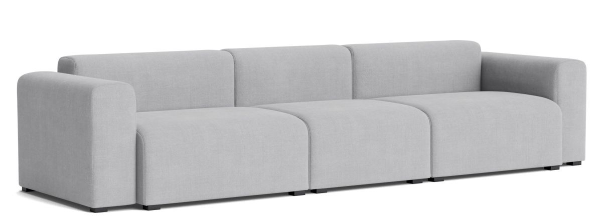 Mags Sofa 3-Sitzer Combination 1 Low Armrest Hay