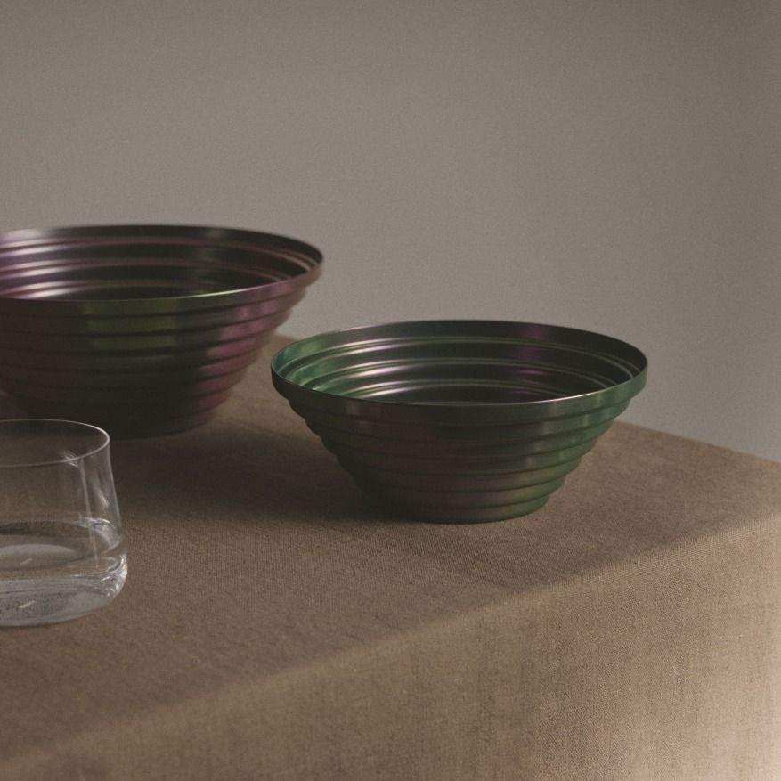 Maya Schale rund Ø 25 cm Greenpurple 7320/25GRP Alessi  