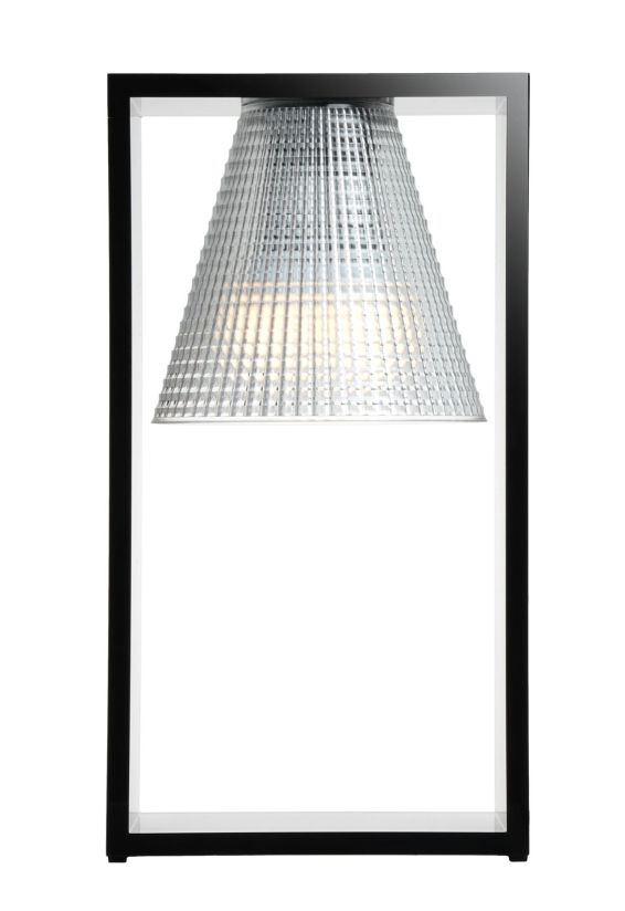 Light-Air Tischlampe durchsichtig Schwarz / Glasklar Kartell