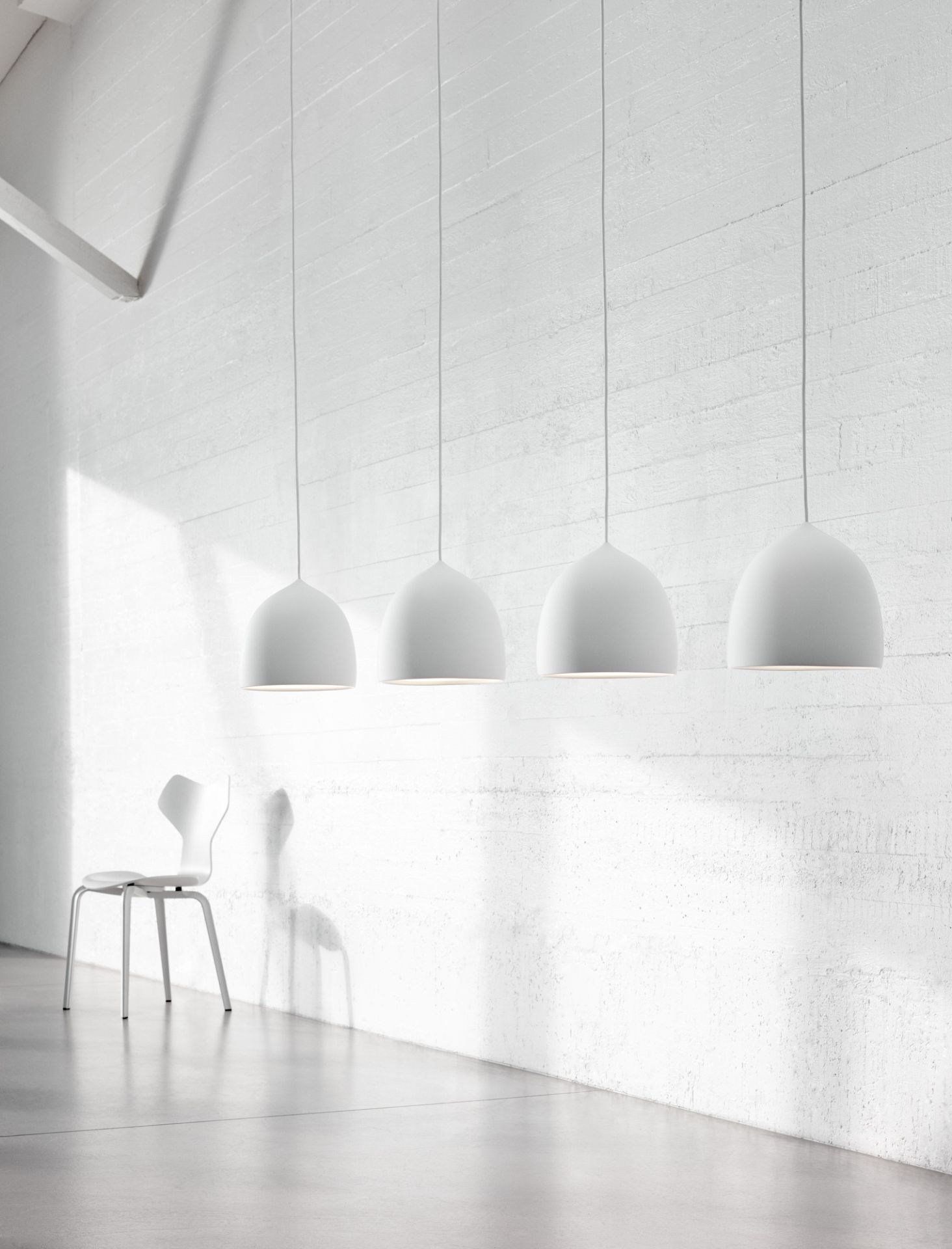 Suspence P1 Pendelleuchte Fritz Hansen Weiß