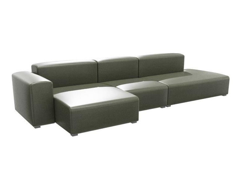 Mags Soft Sofa Low Armrest 3-Sitzer Combination 4 Hay