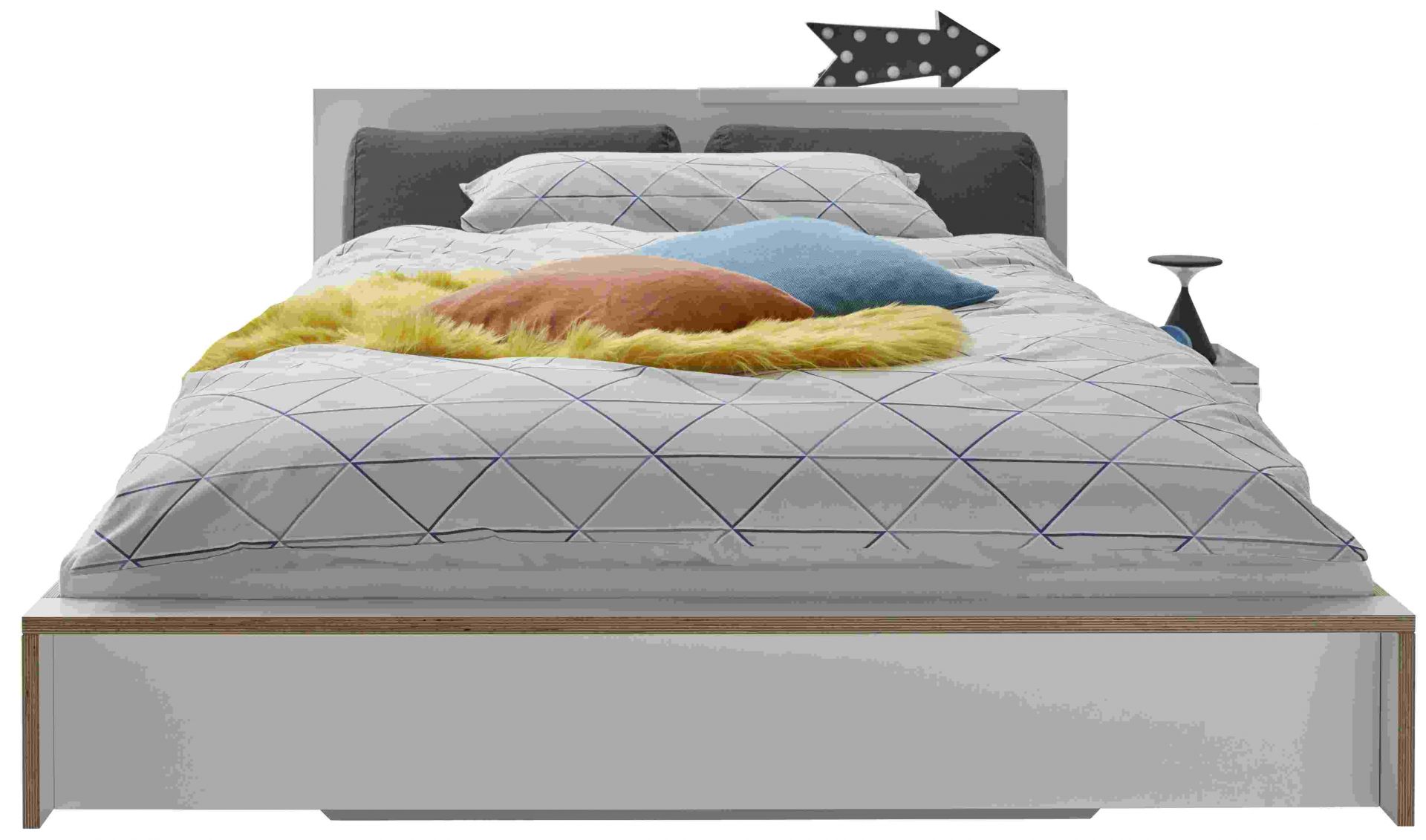 Kopfteil für Flai Doppelbett Weiß Müller Möbelwerkstätten