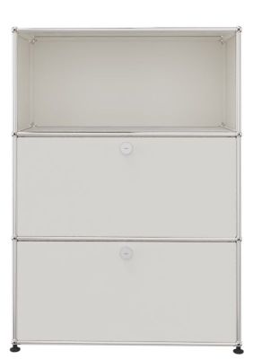 USM Haller Highboard 1 Offen / 2 Klappen Reinweiß - FAST DELIVERY