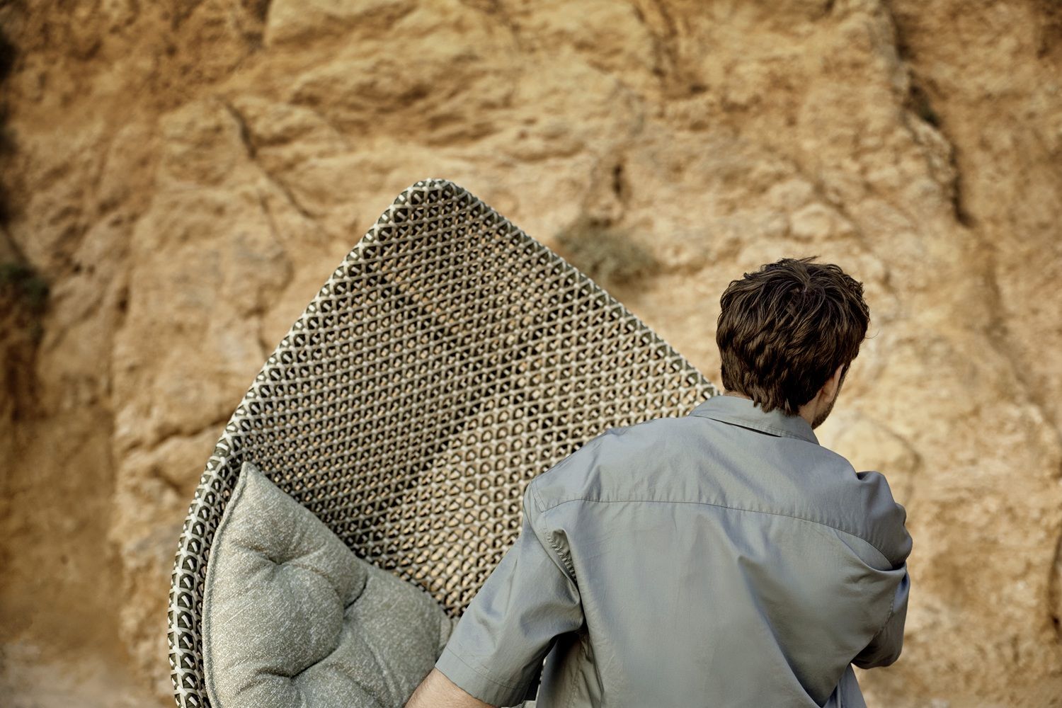 Mbrace Outdoor Wing chair Hochlehner Dedon