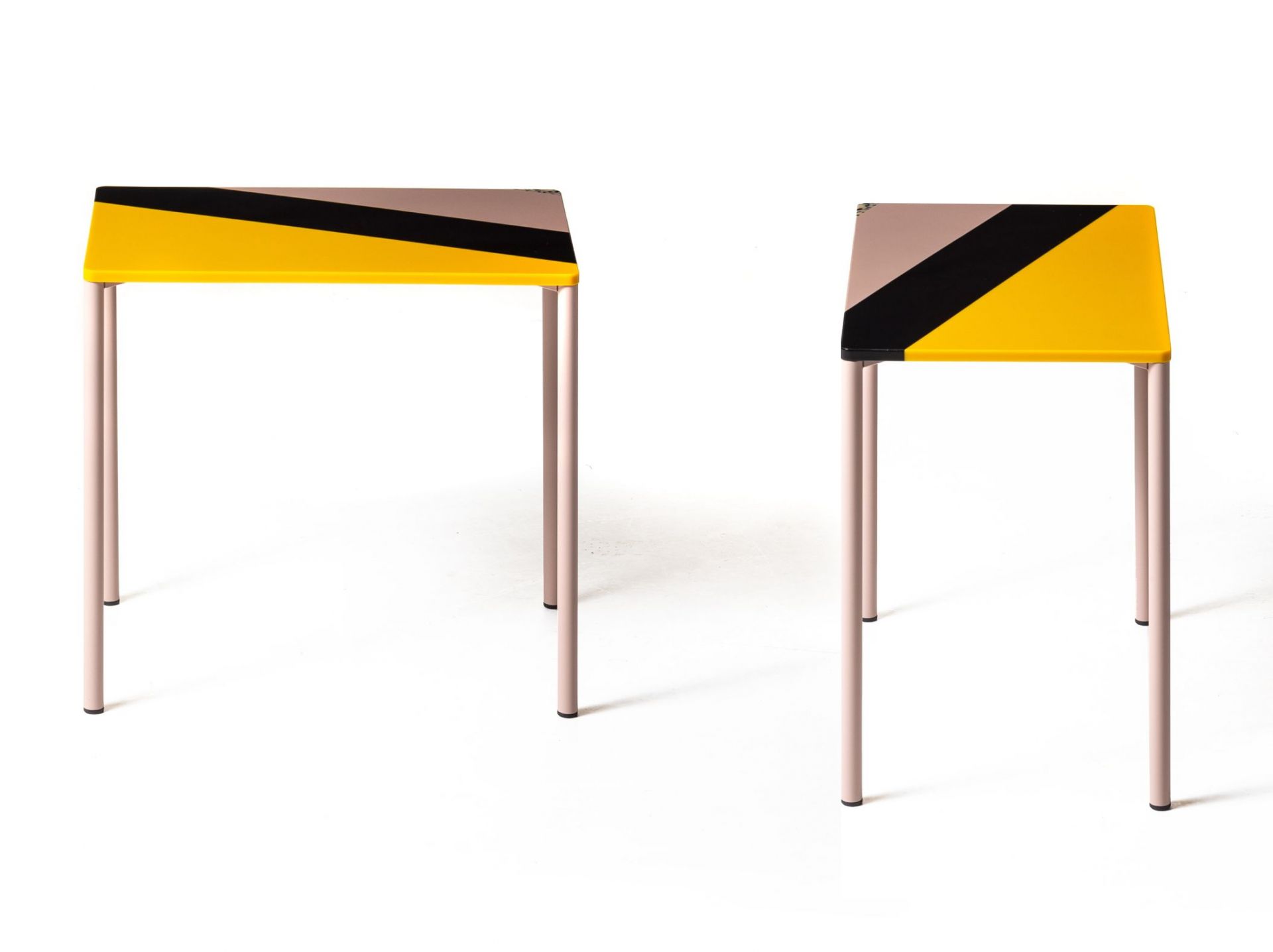 Fishbone Tisch 54x34x50 gelb Moroso 