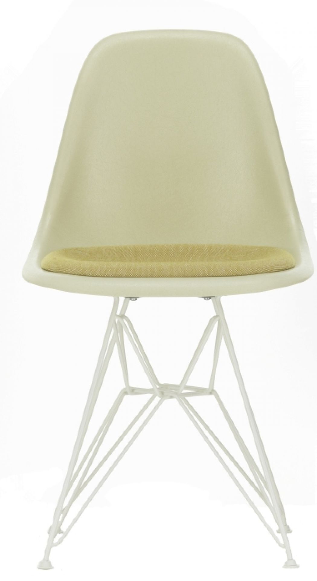 Eames Fiberglass Chair DSR Stuhl mit Sitzpolster Vitra