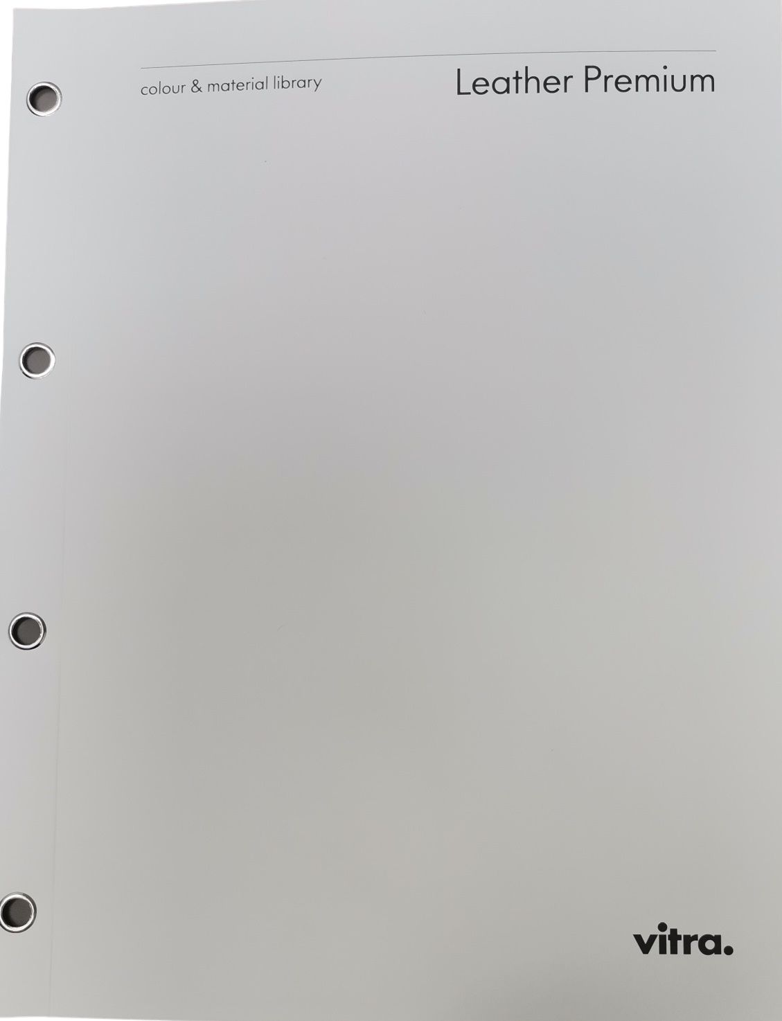 Ledermusterkarte Leder Premium / Premium F Vitra