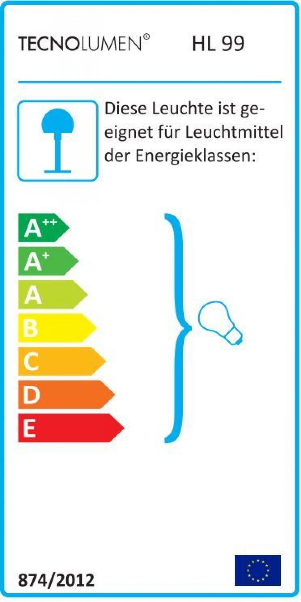 HL 99 / HL99 Pendelleuchte mit Opalkugel Tecnolumen Ø30 cm