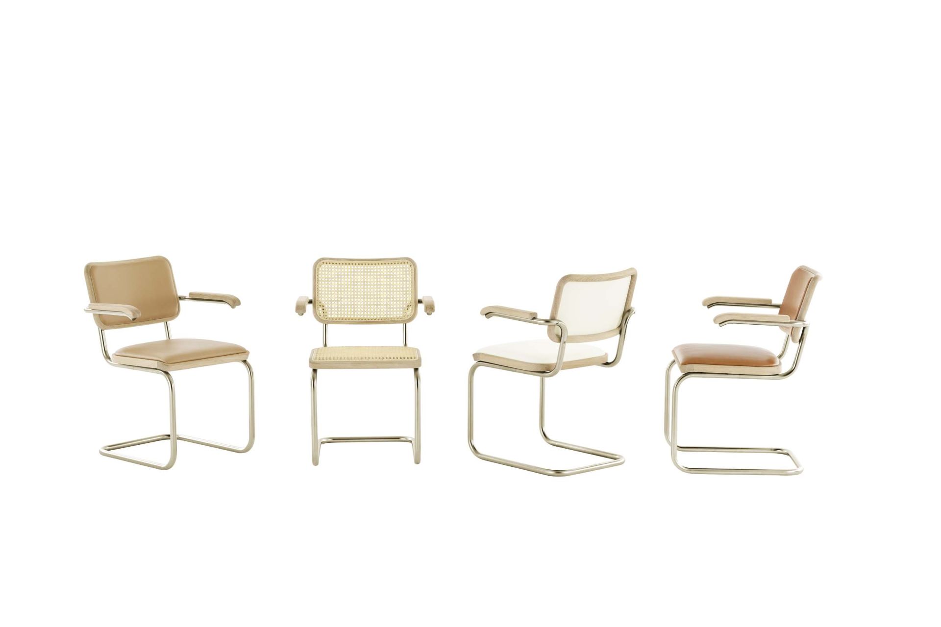 JS. Thonet by Jil Sander S 64 P / S64P Freischwinger Thonet