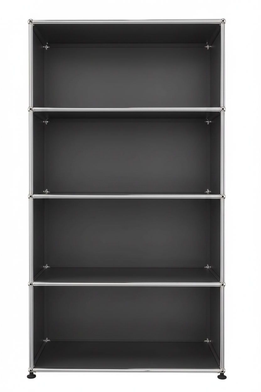 USM Haller Regal Offen H 144 cm Anthrazitgrau
