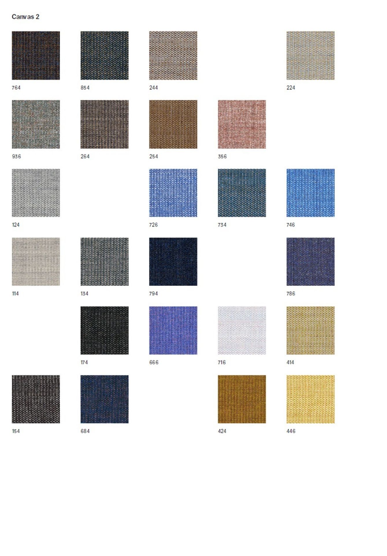 Stoffmusterkarte Canvas Kvadrat