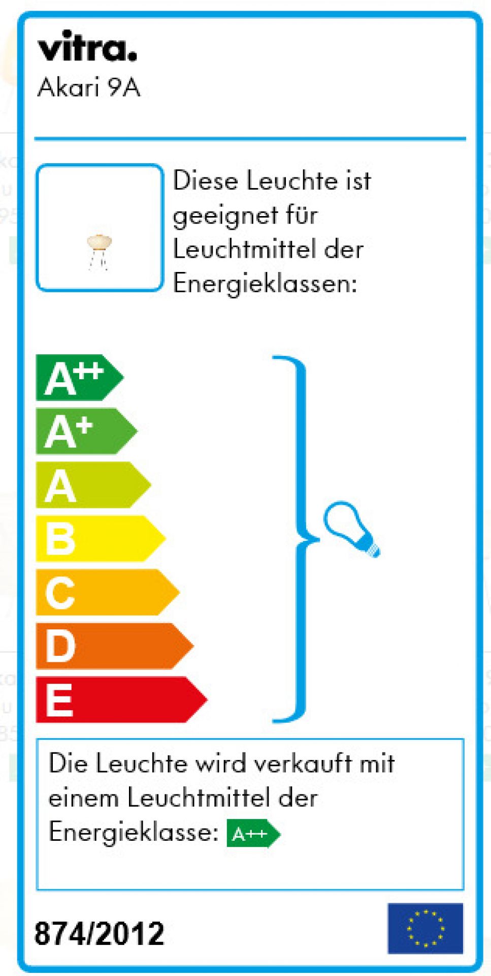 Akari Tischleuchte 9A Vitra