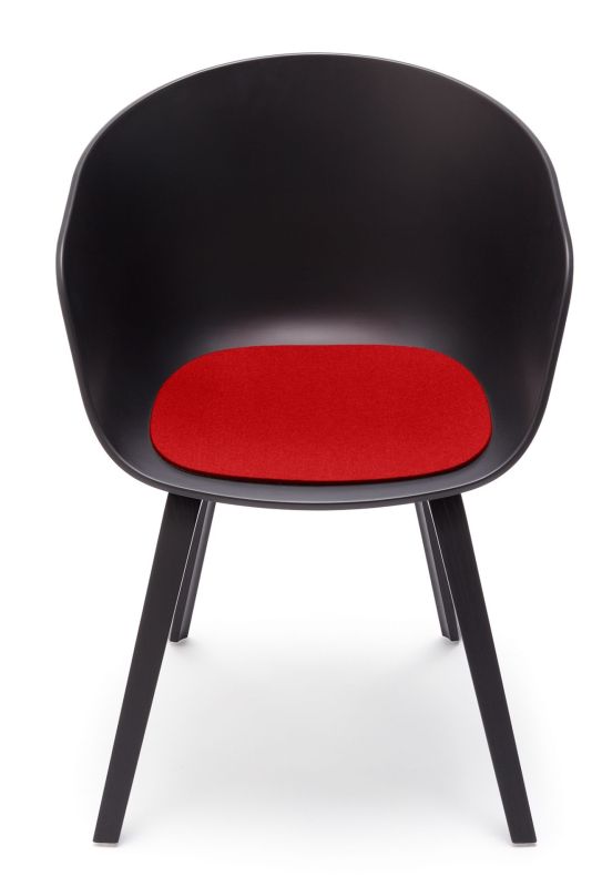 Sitzauflage - Filzauflage About A Chair AAC22 / AAC 22 Rot Hey Sign EINZELSTÜCK
