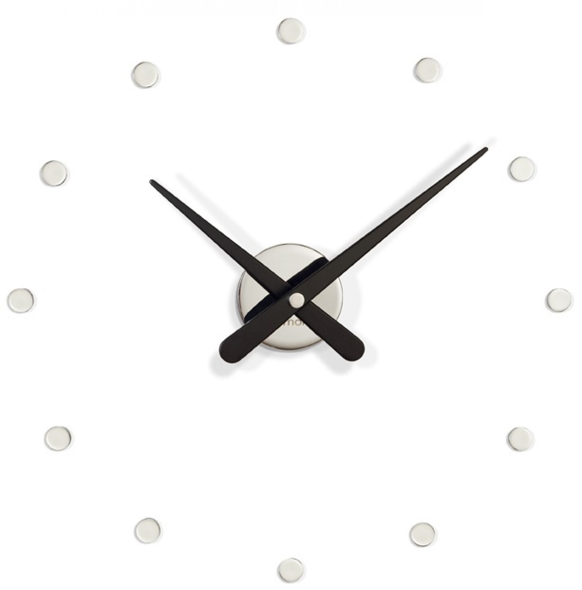 Rodón mini L Wanduhr schwarz nomon