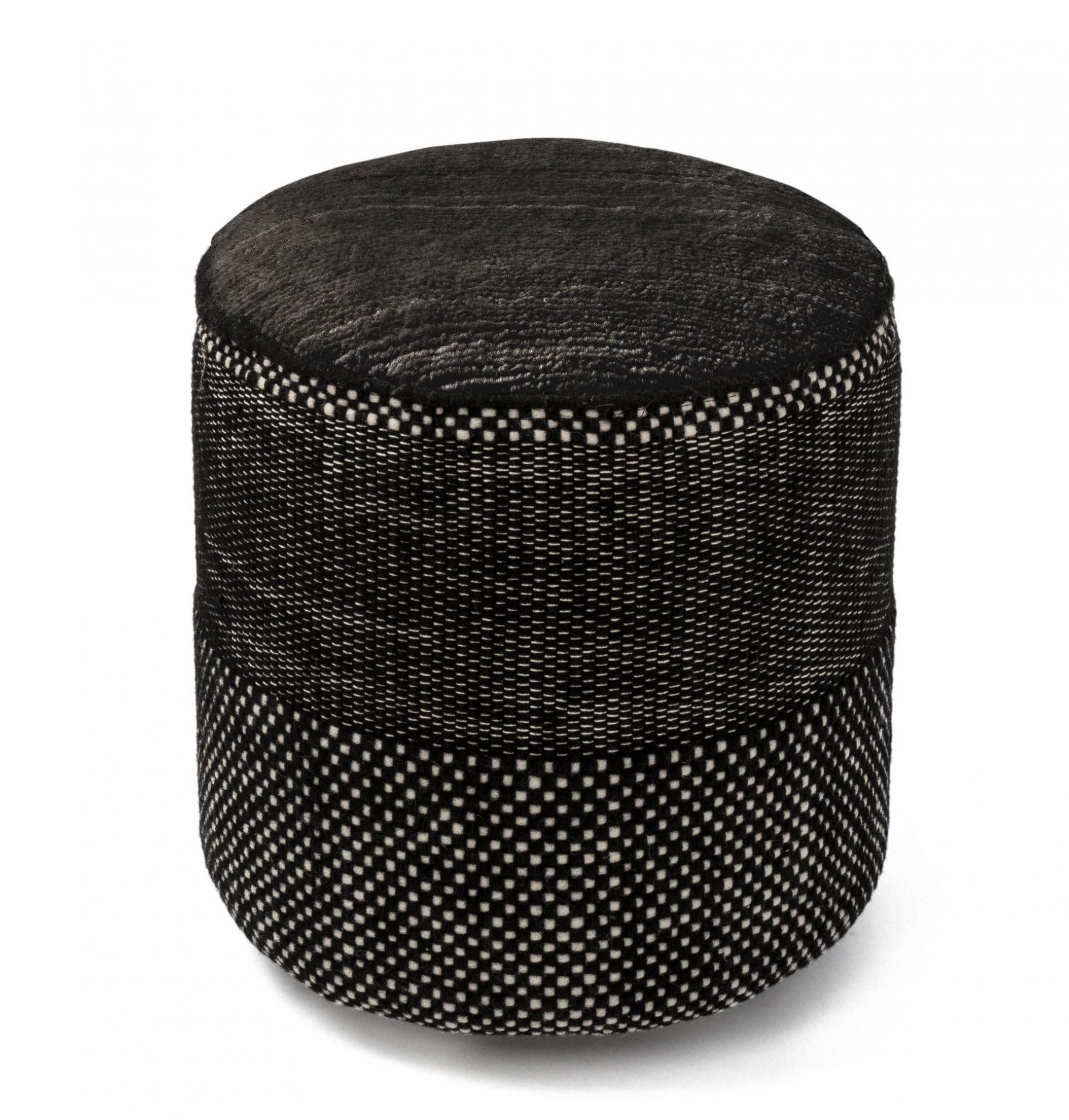 Tres Presian Pouf schwarz Nanimarquina