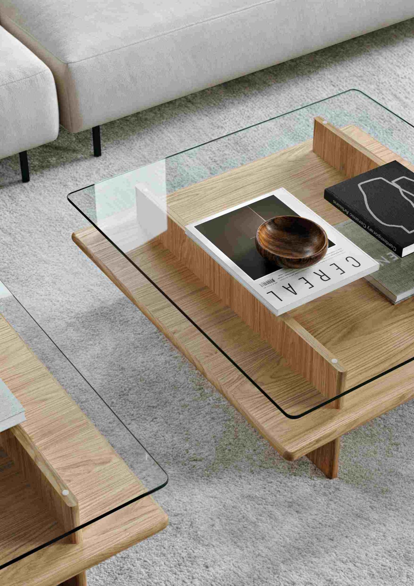 Parallel Coffee Table Couchtisch 90x90 cm Woud