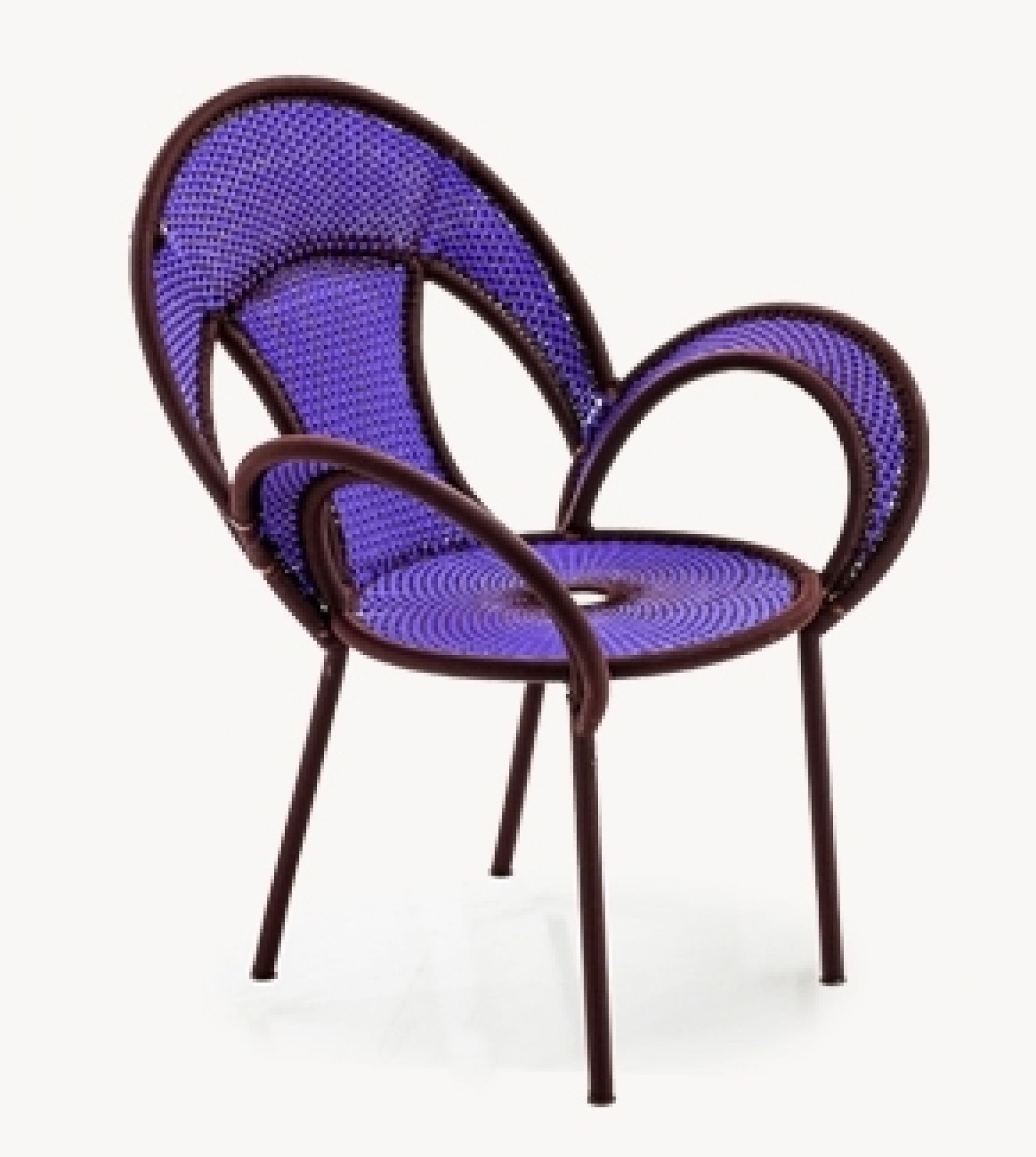 Banjooli Sessel M' Afrique Collection Moroso-Violett / Braun