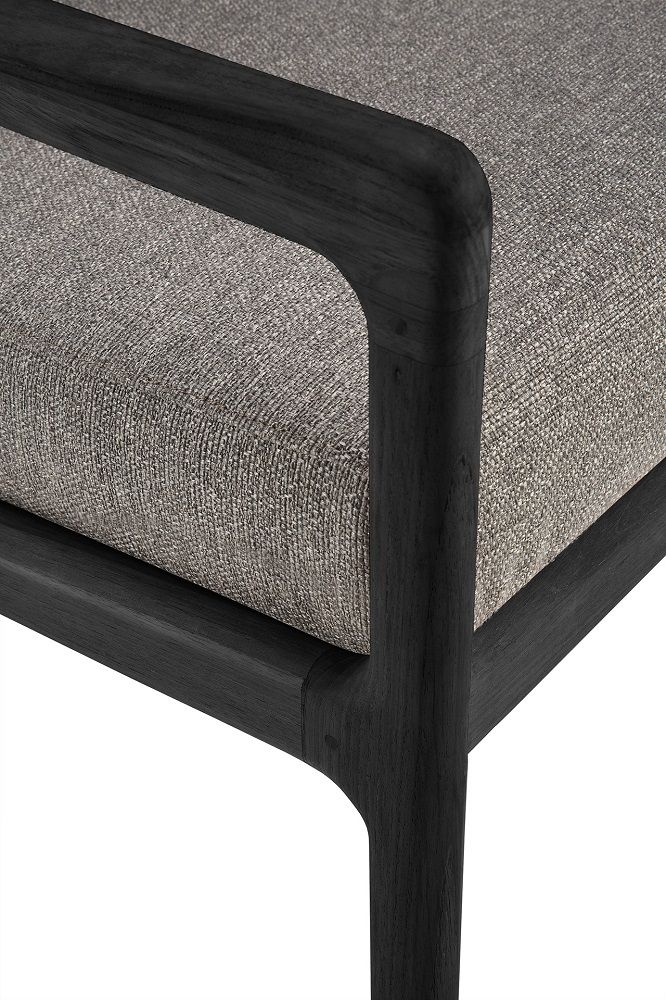 Jack Outdoor Loungesessel Teak Schwarz lackiert Ethnicraft Mokka  