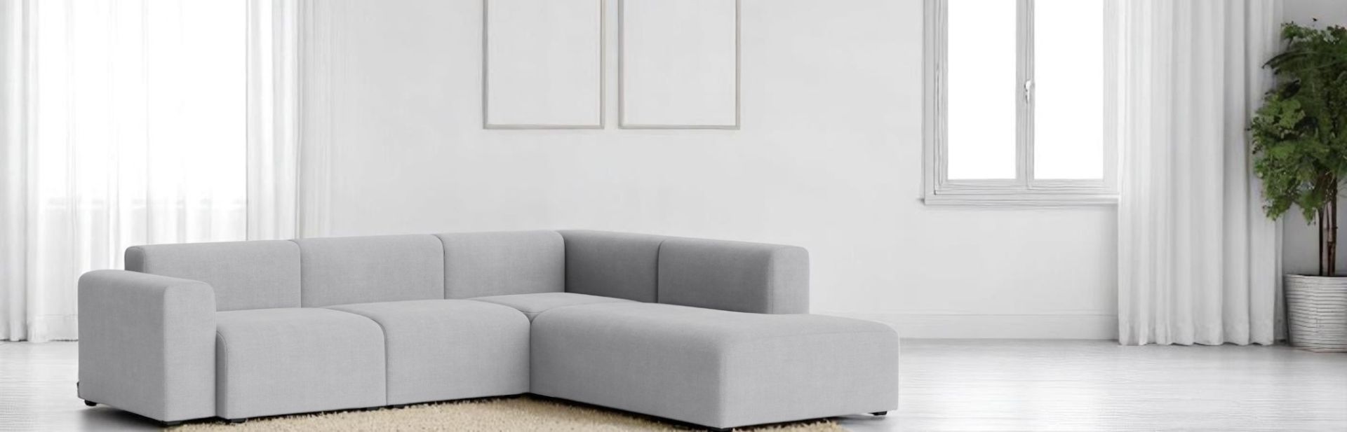 Mags Sofa Corner Combination 2 Low Armrest mit Armlehne rechts Hay