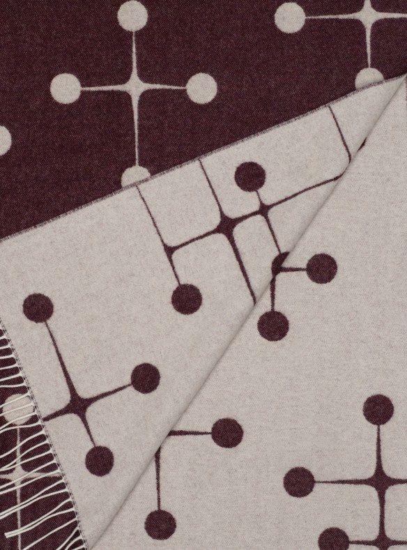Eames Wool Blanket Bordeaux Wolldecke Vitra LIMITED EDITION 