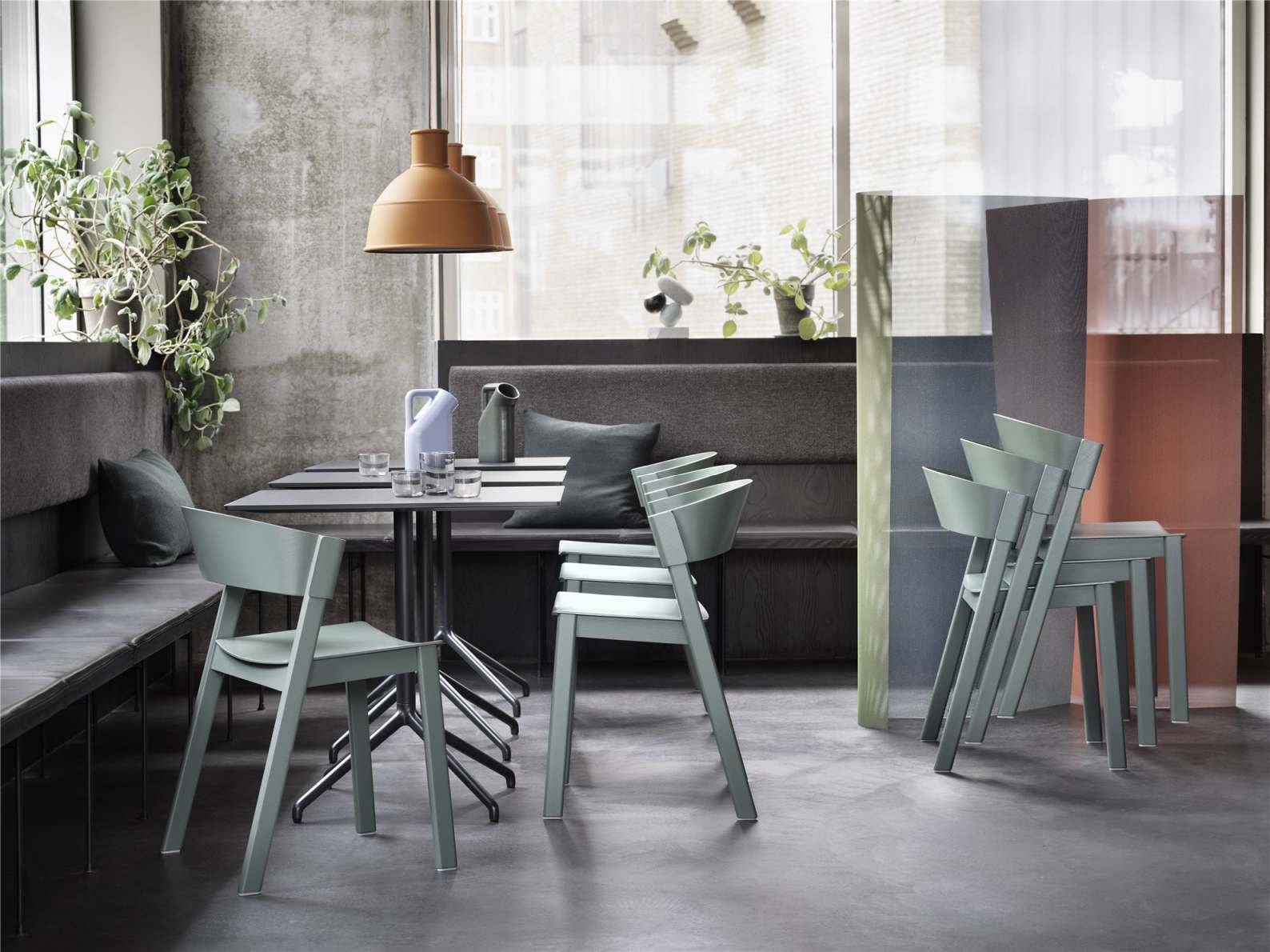 Unfold Pendant Lamp Pendelleuchte ORANGE Muuto EINZELSTÜCKE 