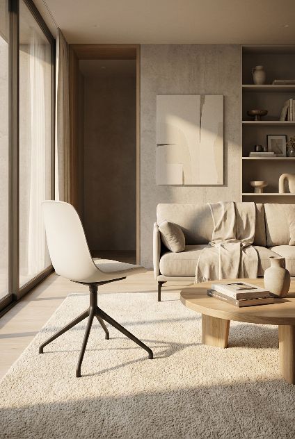 Elephantino Stuhl Drehbar Kristalia