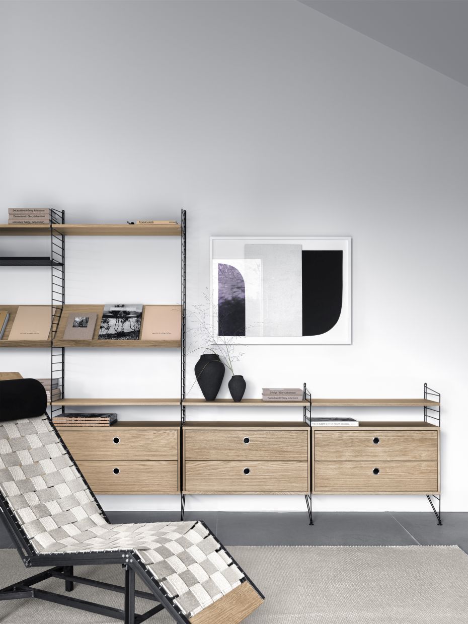 Einzelteil Bodenleiter H 85 cm String Furniture 