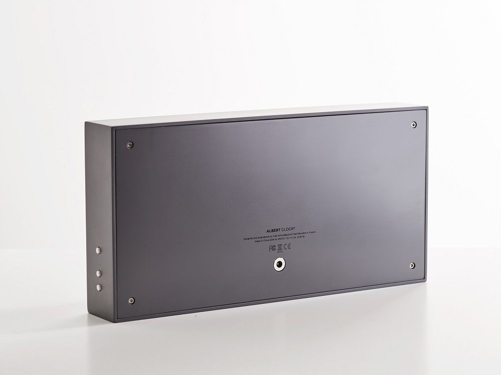 Digital clock LED Digitaluhr / Tischuhr / Wanduhr Albert Clock Grau