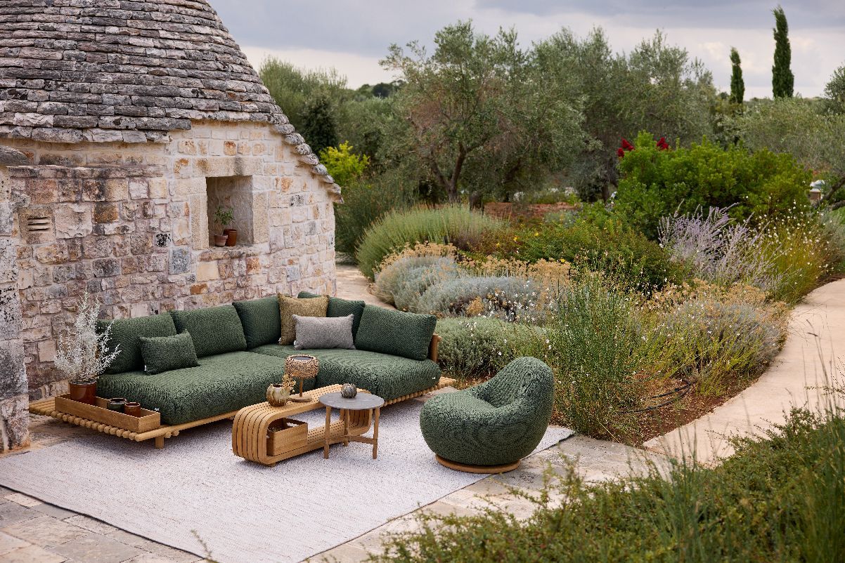 Sticks Platform Ecksofa Outdoor Cane-Line 